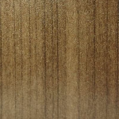 Medium Walnut laminate finish chip — Friant standard finish (M12)