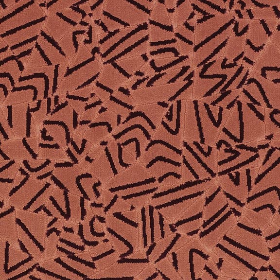 CF Stinson Gambit upholstery in Pout — muted red commercial fabric